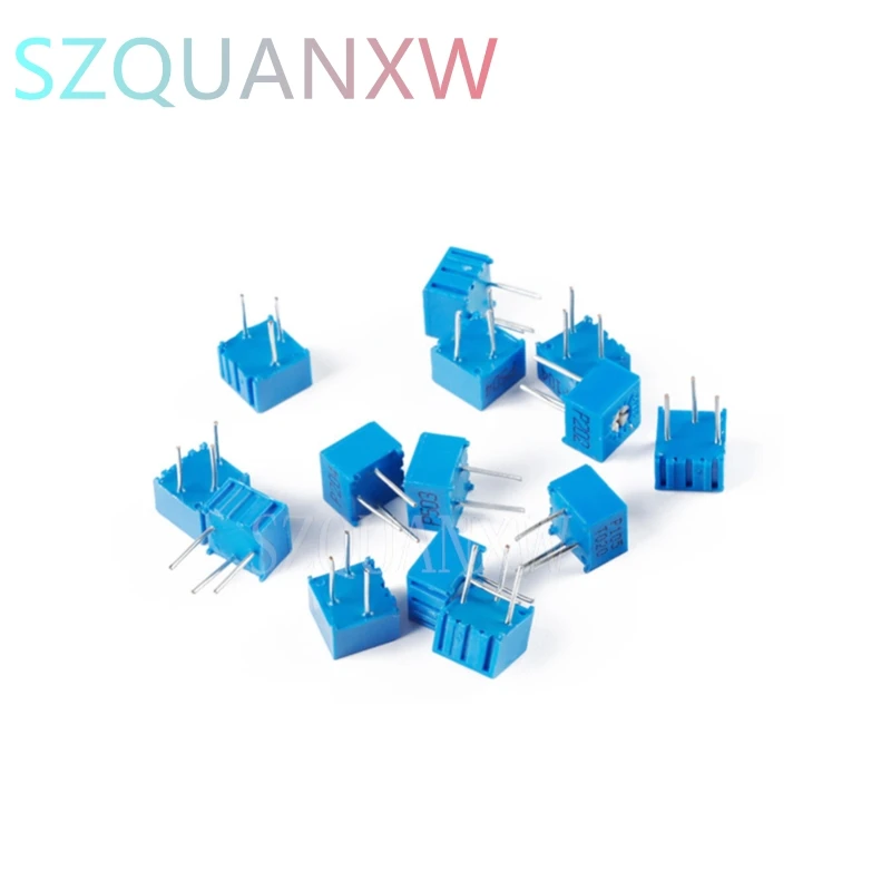 10pcs 3362P series resistance 101 201 102 202 502 103 Trimpo Trimmer Potentiometer 3362 500R 1K 2K 5K 10K 20K 50K 100K