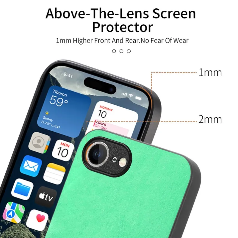 Funda Cuero iPhone 16e con MagSafe – Estilo Premium Negocios - imagen 3