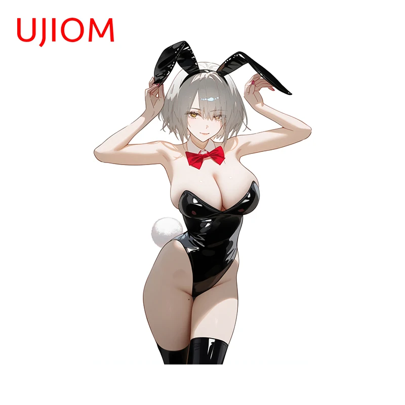 UJIOM 13cm X 8.8cm NSFW Bunny Girl Wall Stickers Seductive Living Room Decoration Decal Personality Amusing Room Wallpapers