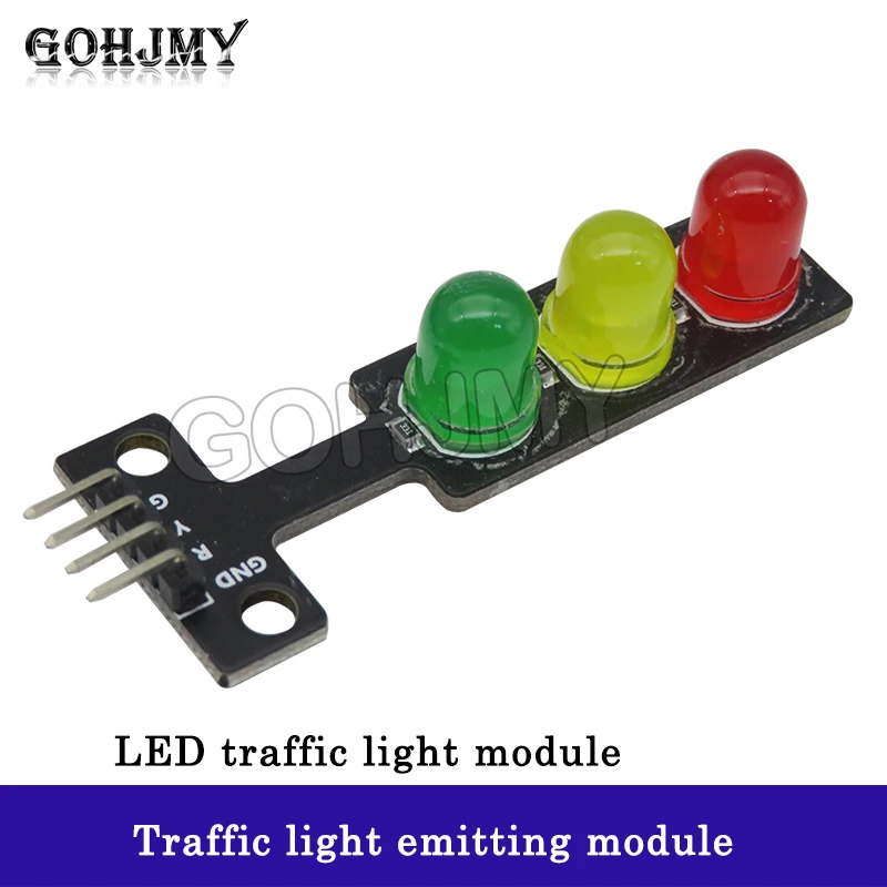 LED traffic light module 5V traffic light light-emitting module E-learning building block programming single control board