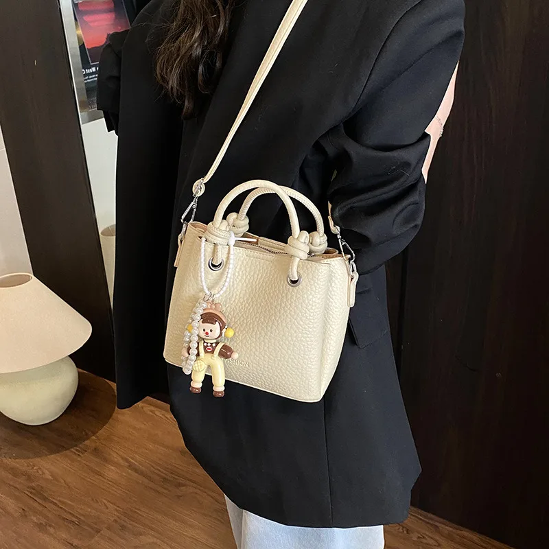 

Lychee patterned bucket bag for women, shoulder bag, crossbody bag