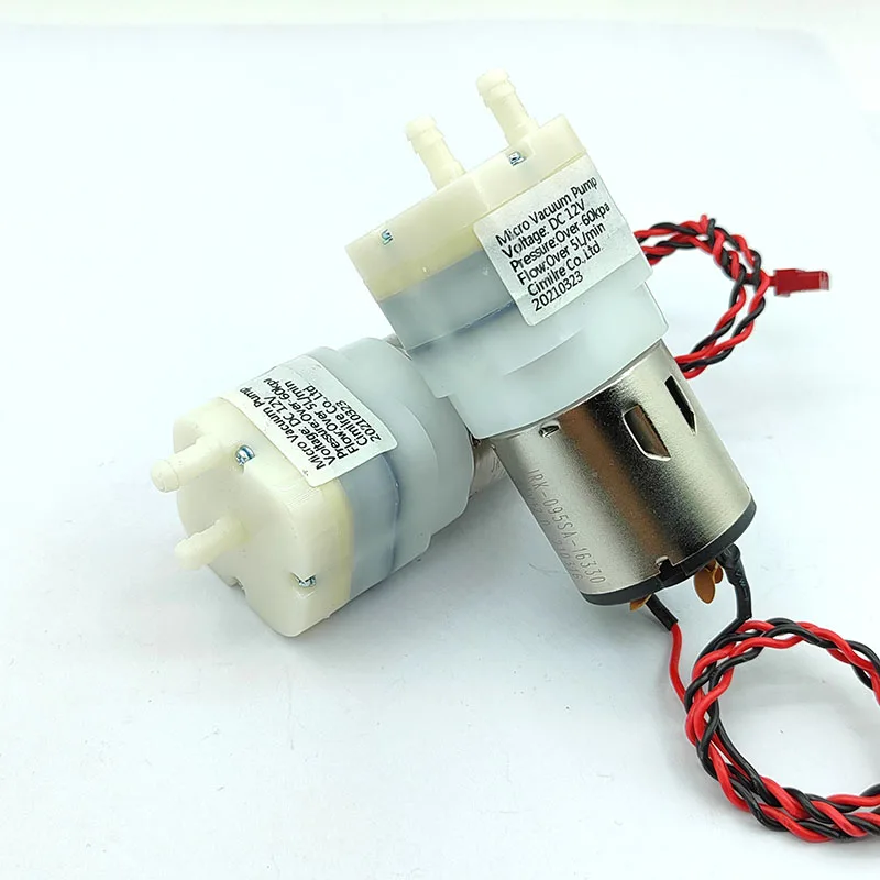 DC 12V Large Flow Micro Vacuum Pump Mini 32MM RK-095SA Motor Diaphragm Oxygen Air Pump DIY Inflator Aquarium Water Fish Tank