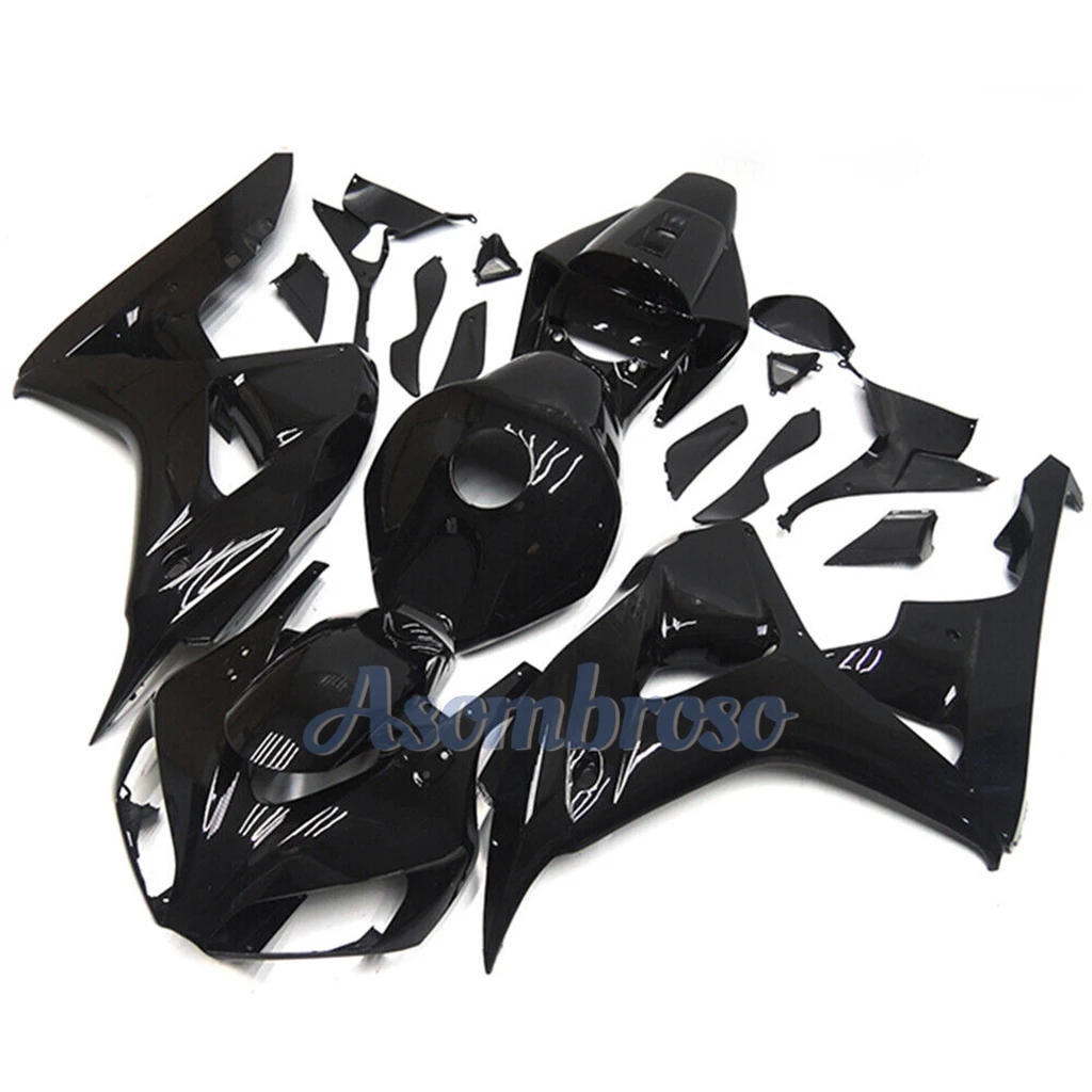 Motorcycle Road Racing Bodykits fit For Honda CBR 1000RR 2006 2007 CBR1000RR 06 07 CBR 1000RR All Gloss Black Fairings Kit