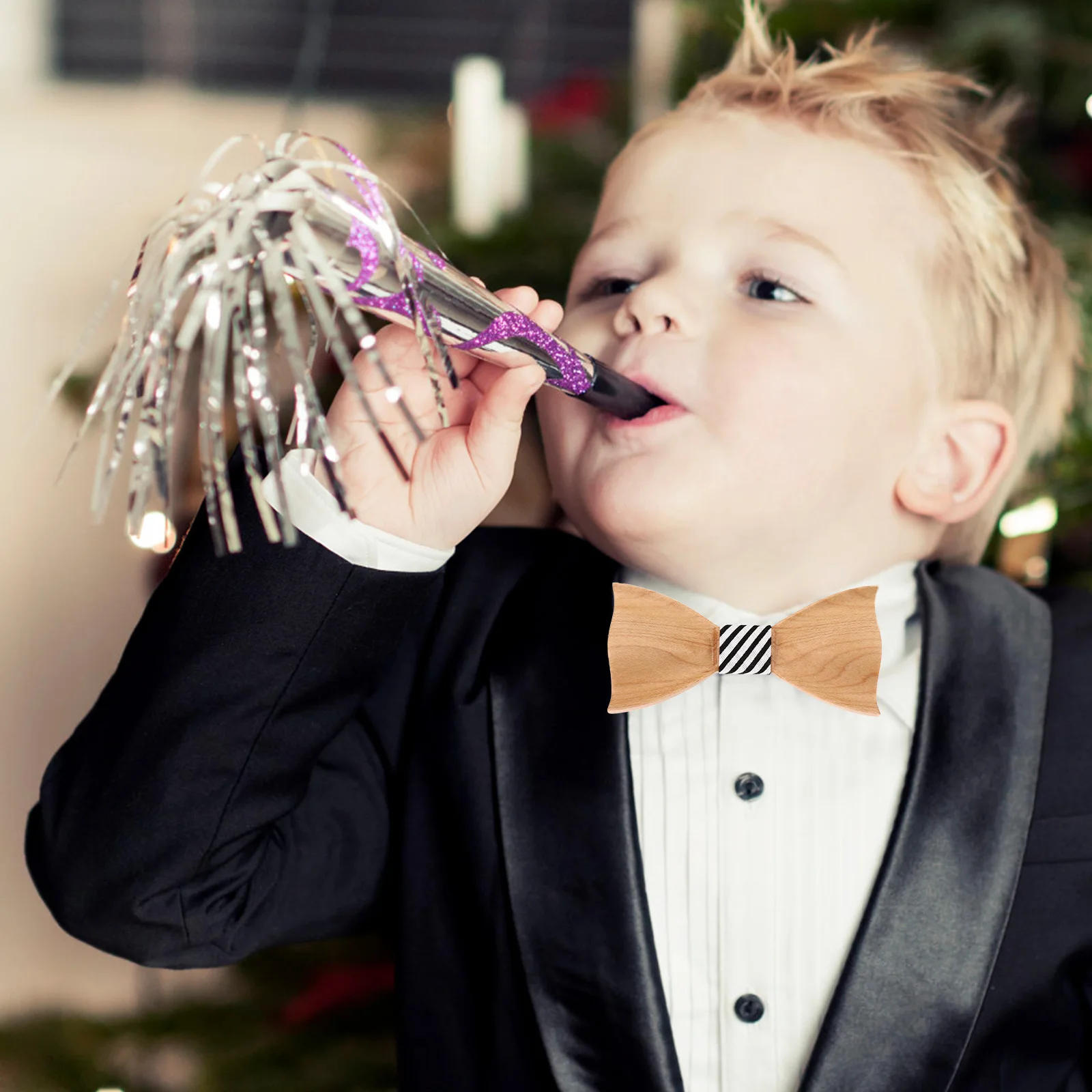 

Children Bow Tie Kids Fabric Toddler Bowties Festival Accessories Party Suit Decoration Elegant Style Formal Events Wedding