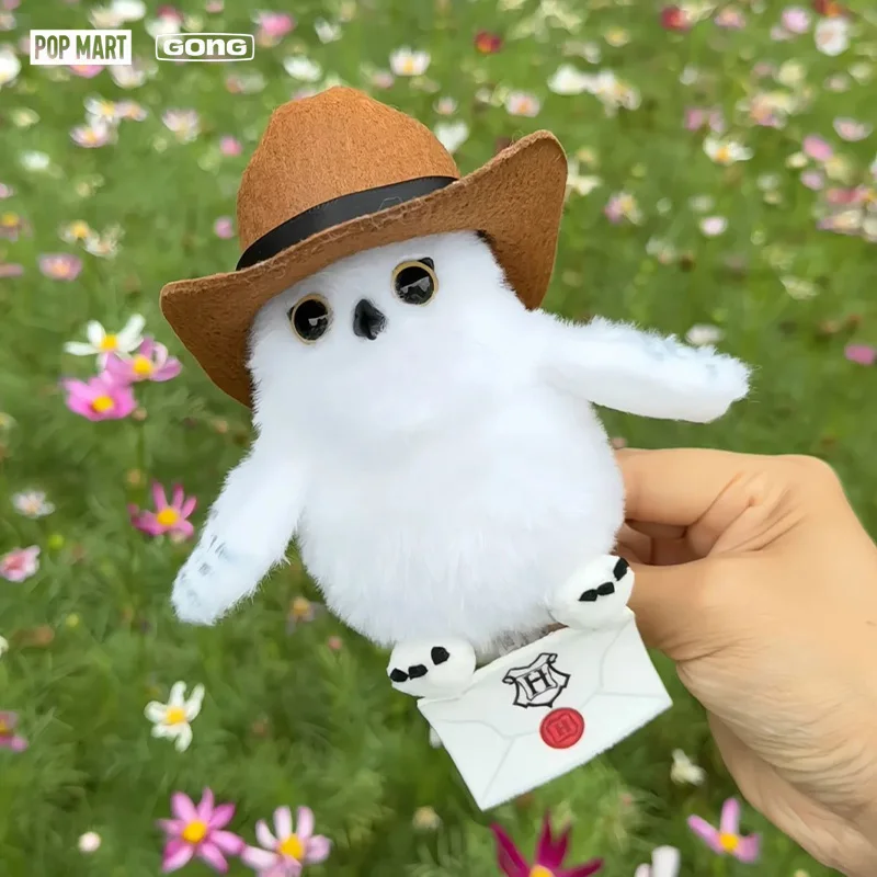 POP MART GONG Harry Potter Hedwig Blind Box Cute Owl Plush Doll Fashion Backpack Pendant Anime Movie Accessories Gift view 4