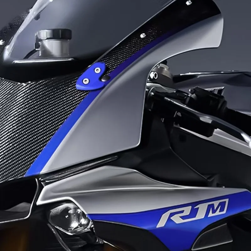 For YAMAHA YZF R1 R1M 2015 2016 2017 2018 2019 CNC Motorcycle rearview mirror base windshield drive eliminator mirror hole cover