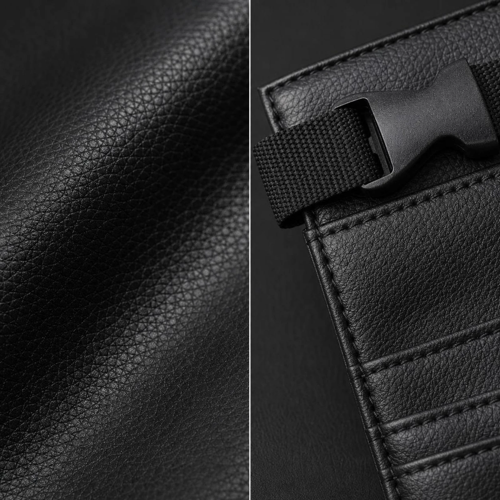 Makeup Waist Bag with Brush Pockets Handshands-Unencumbered Makeup Brush Waist Belt Cosmetic Holder with Belt Strap Lightweight