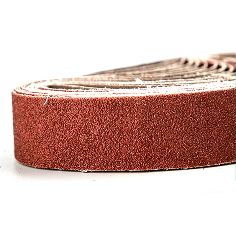 Bandes abrasives pour ponceuse à bande, polissage du bois et du métal doux, papier de verre, outil conversif, environnement 120-1000 grains,