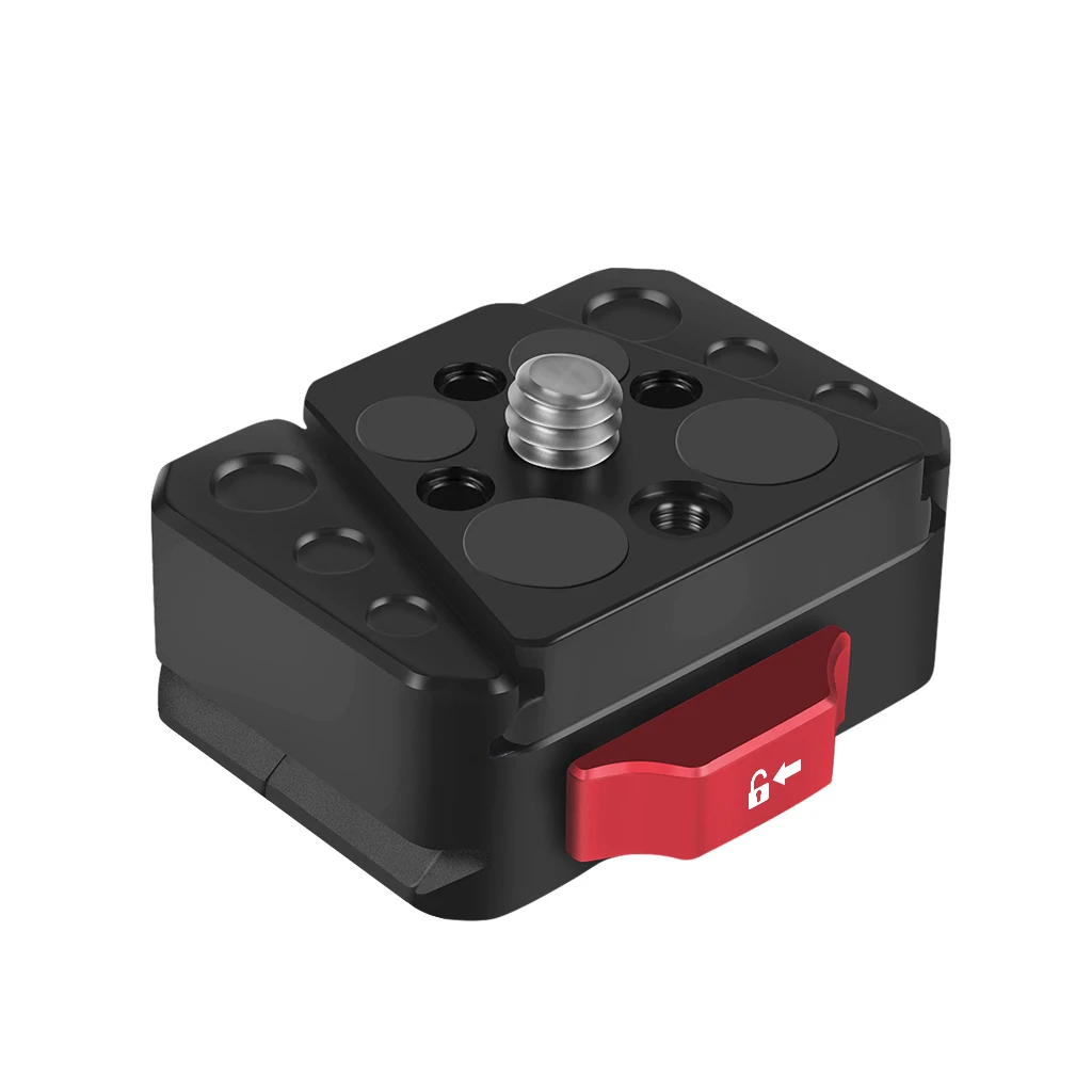Feldmonitor Schnellspanner Schnellschalter Schiebeplatte V-Mount für Drift DJI OSMO 360 Actionkamera für 38 mm Arca-Typ-Stativ – Detail 28