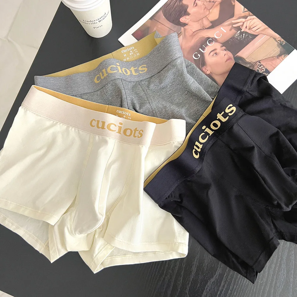 Boxers de algodão respirável boxer shorts casual uso diário 95 algodão e 5 elastano marca nova condição estilo clássico