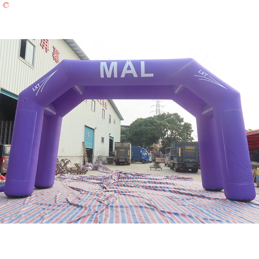 

Free Door Ship 6x4m/8x5m/10x5m Giant Inflatable Archway for Racing Event Start Finish line Blow UP Inflatable Arch with Blower