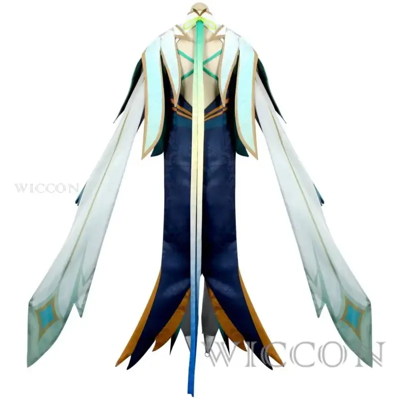 

ss23Genshin Impact Xianyun косплей облако фиксатор платье парик аниме игра китайский стиль костюм на Хэллоуин для женщин