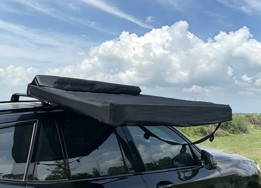 DANCHEL Auto-Duschzelt, Fahrzeug-Seitenduschzelt mit LED-Beleuchtung, Privatsphäre-Umkleidekabine für SUV Outdoor-Camping – Detail 11