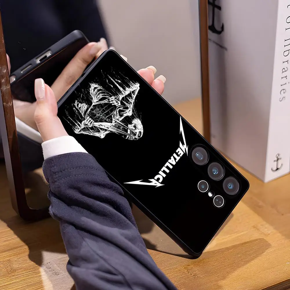 M-Metallica Band Phone Case For Samsung S26 Ultra S25 Edge Ultra S23 S22 S21 S20 Ultra Plus S24 Fe Cover