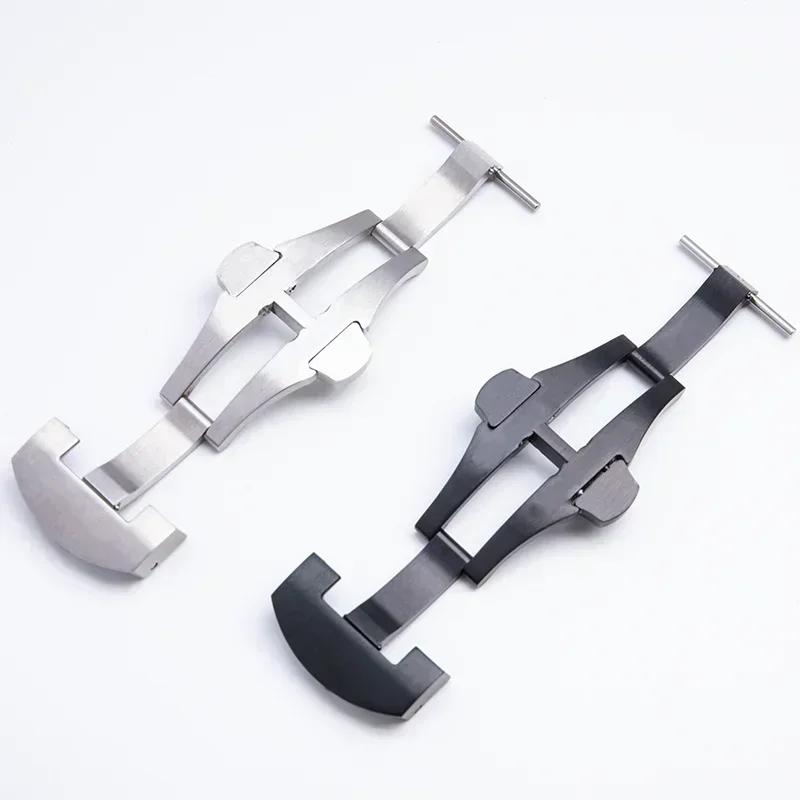 

Metal Buckle Butterfly Solid Stainless Steel Clasp for Panerai Polished Matte Folding Button Watches Accessories20mm 22mm