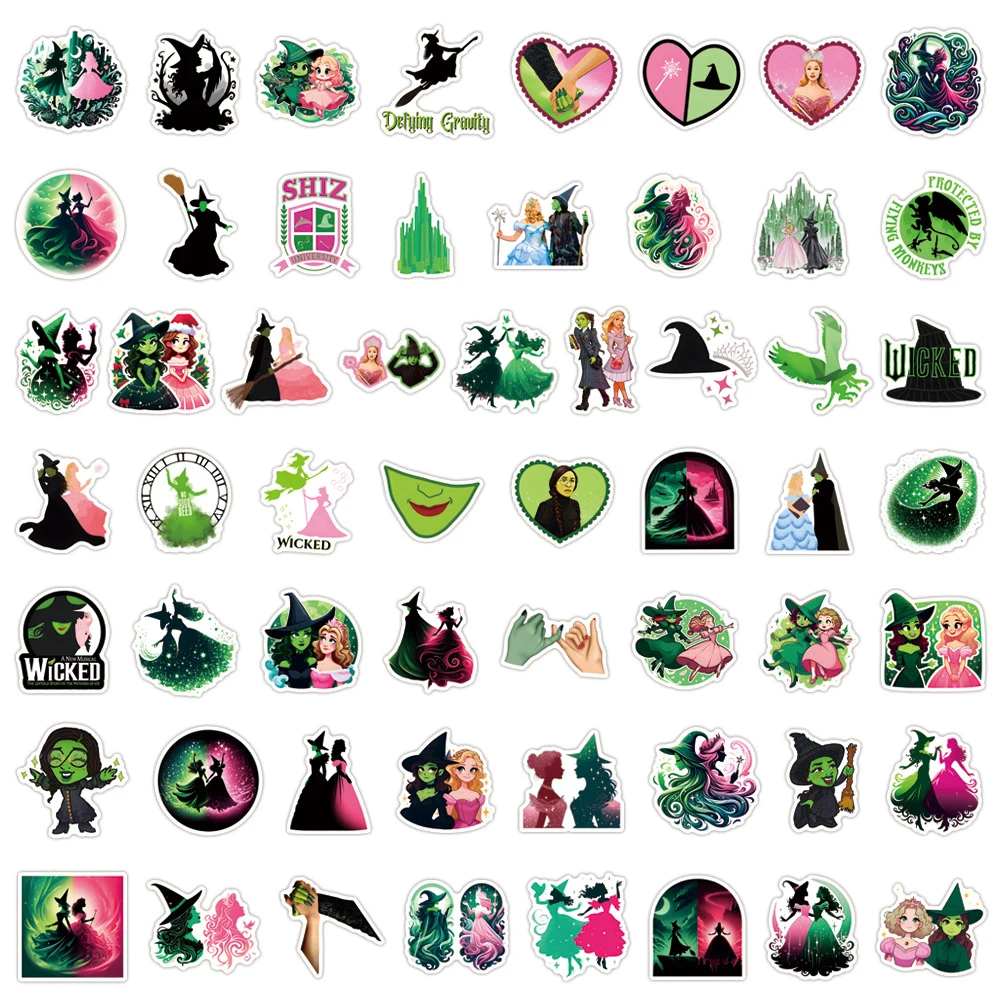 

10/30/50/110pcs Cartoon Movie Wicked Part One Stickers Funny Waterproof Decals Notebook Guitar Phone Graffiti Sticker Decoration