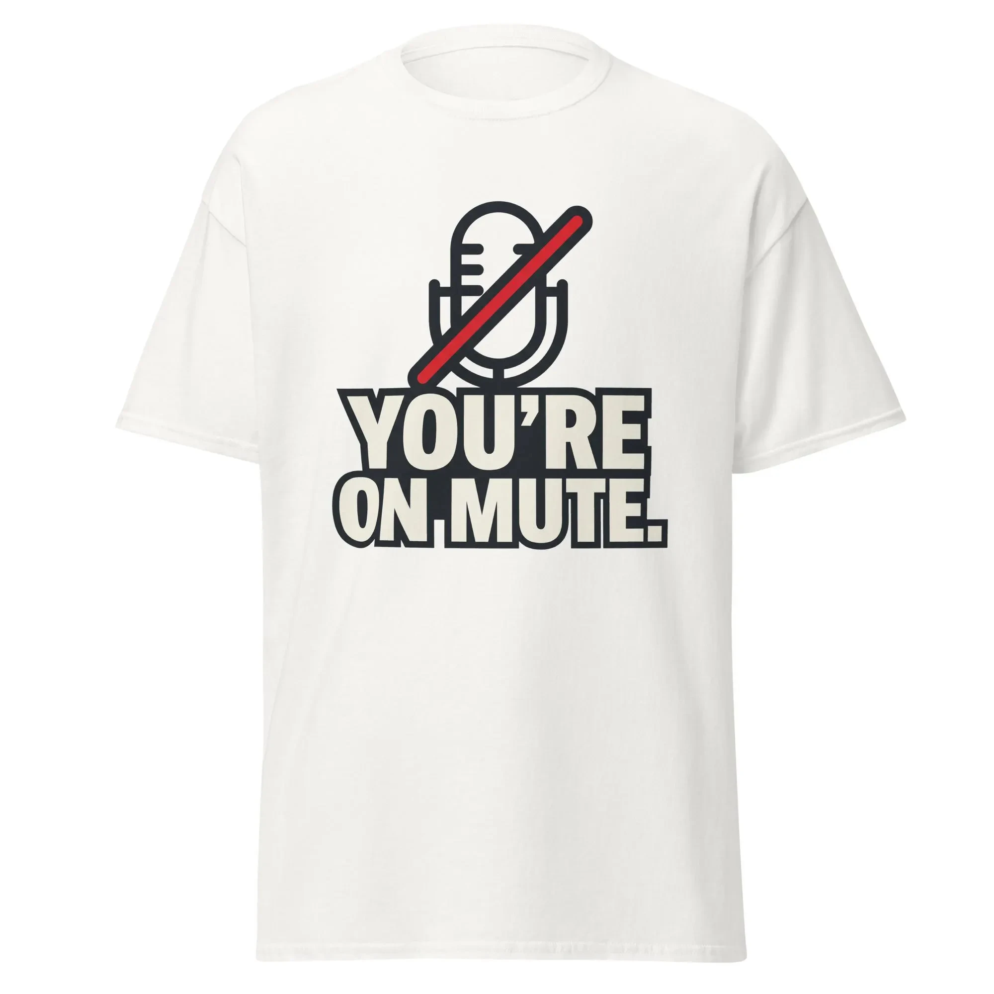 You Are Wearing A Silent T-shirt, A Funny Zoom Meeting Pattern T-shirt, A Humorous Home Office Top, and An Office Call Shirt.