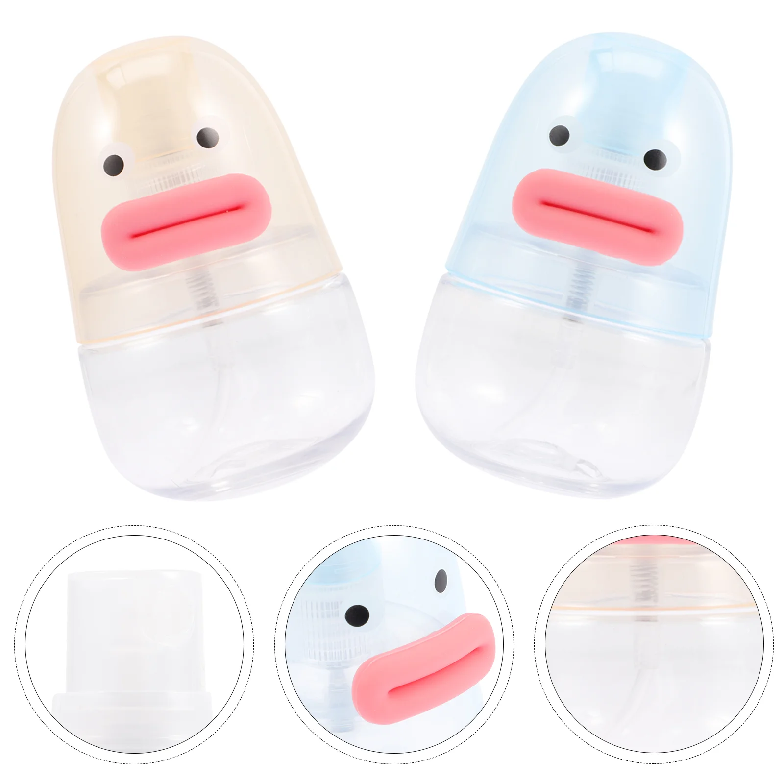 

2 Pcs Baby Mosquito Spray Bottles Plastic Leak Proof Essential Oil Travel Small Mister Fine Mist Skin Care Storage