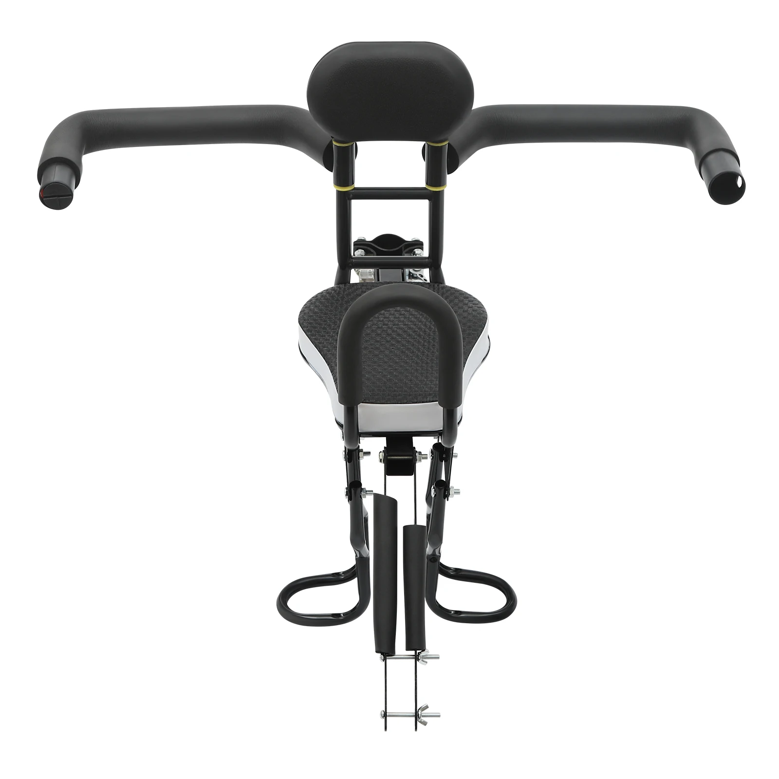 مقعد دراجة أطفال مثبت على الأمام، قابل للتعديل، مقعد دراجة أطفال، كرسي أمان لدرابزين السرج لعمر واحد إلى خمسة سنوات