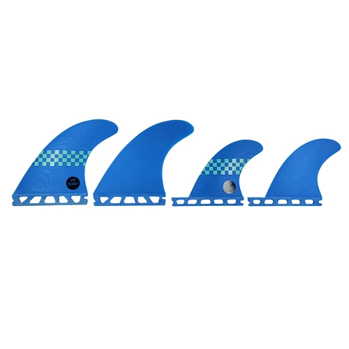 Imagen 2 del producto UPSURF FUTURE-Pineta de tabla corta G5 + GL, rendimiento de aleta cuádruple Quilhas, tabla de surf de fibra de vidrio, aleta de tabla de aletas, patrón de cuadros
