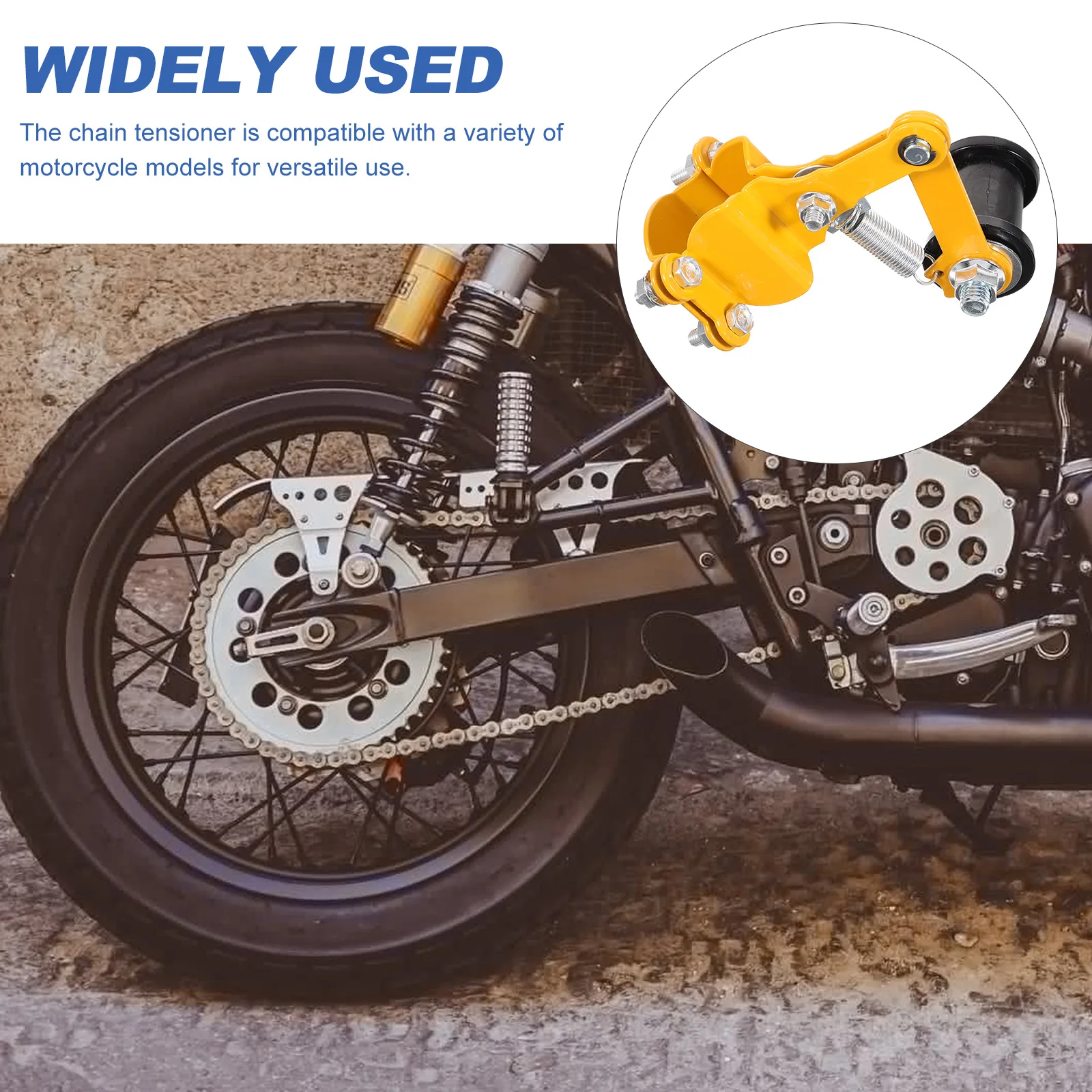 

Universal Motorcycle Tensioner Adjustable Tightener Gear Fastener Portable Motorbike Chain Tool Tension Adjustment For Bike