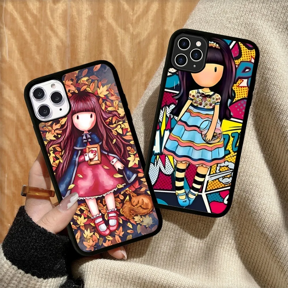 Japan Santoro G-Gorjuss Phone Case Silicone PC+TPU For For IPhone 11 12 13 14 15 16 Plus Pro Max Cover