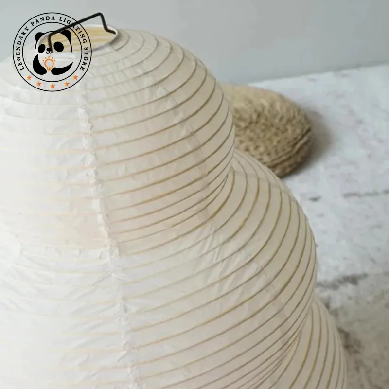 Imagem -06 - Japonês Wabi Sabi Rice Paper Floor Lamp Noguchi Yong Lanterna Quarto Salão de Canto Tea Room Art Decor Designer