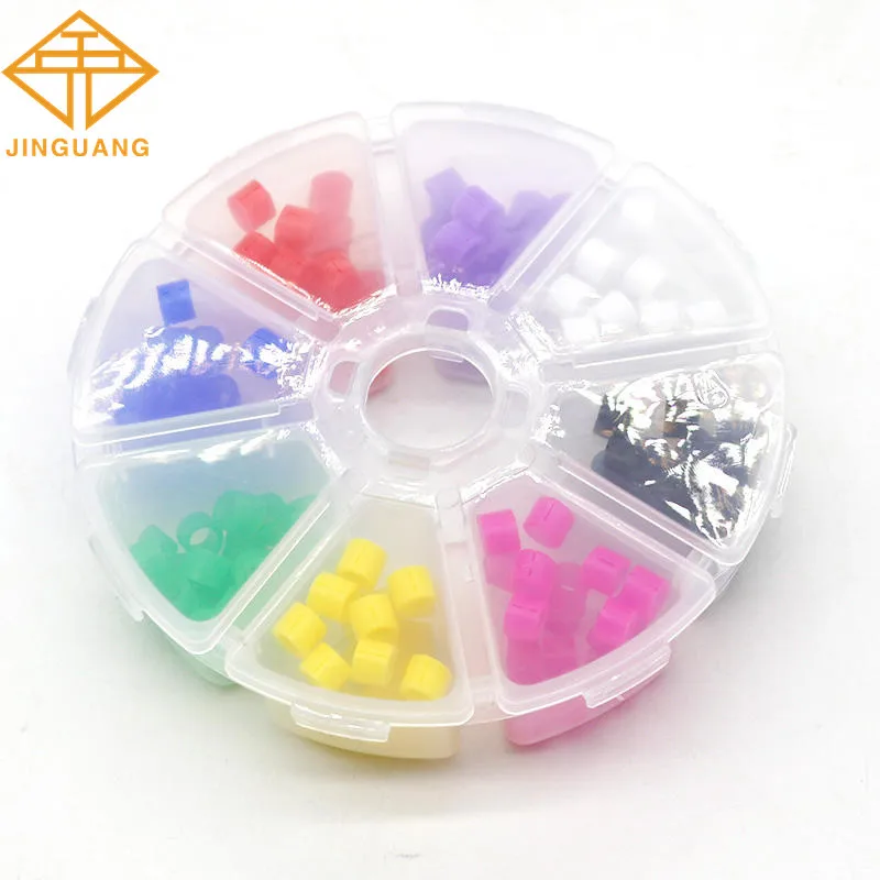 

10 x 160Pcs/box Dental Silicone Color Code Rings Autoclavable for Orthodontic Instruments Dental Consumables