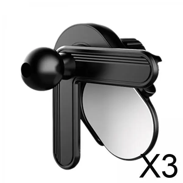 إطار دعم الهاتف الجانبي لشاشة العرض التلقائي الداخلي، قاعدة حامل موثوقة قابلة للتعديل باللون الأسود للمركبة #1