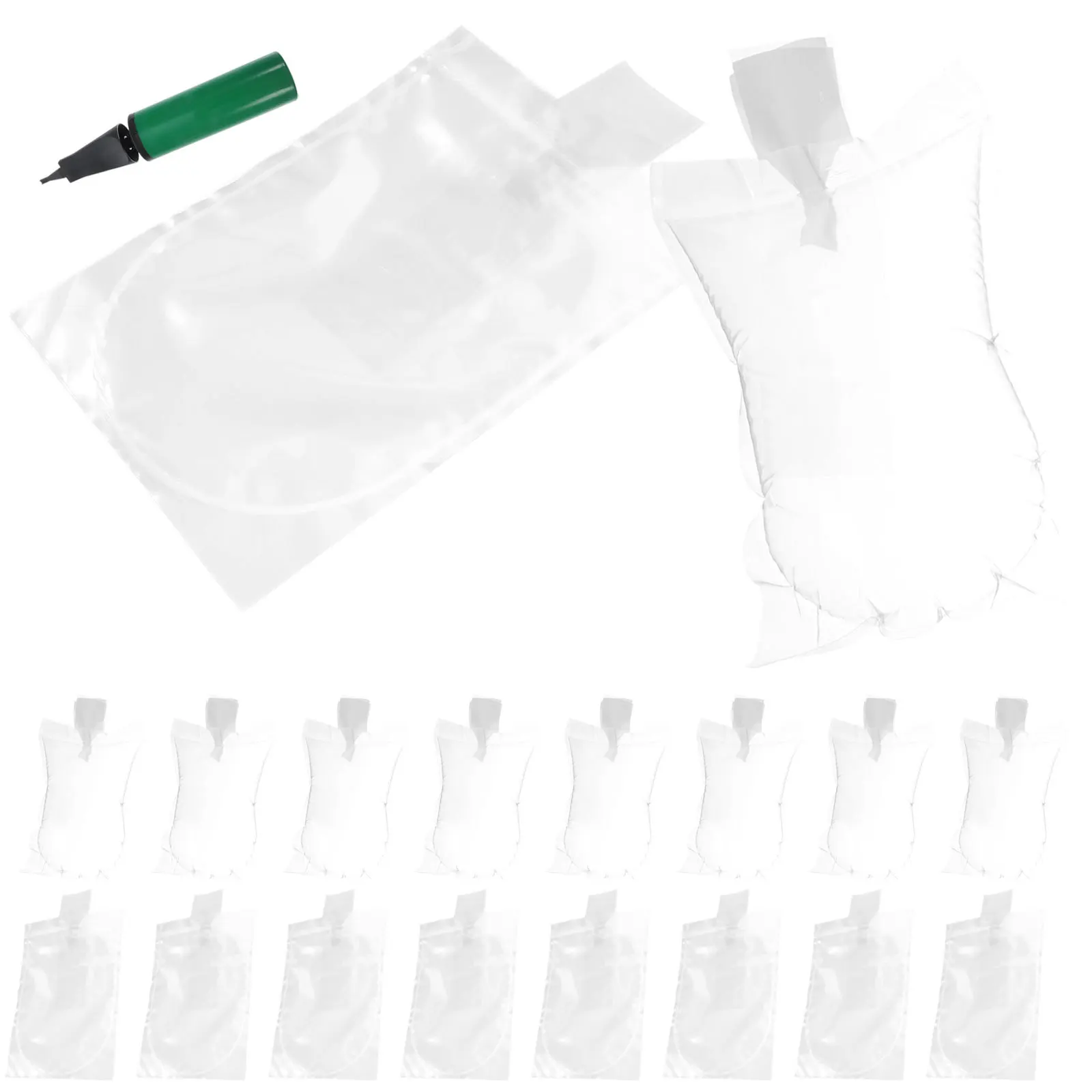 100pcs Airbag Pvc Inflatable Stretcher Transparent Shaper Clear Support Bubble Seal Sports Shoes Women Men Shoe Shape Keeper