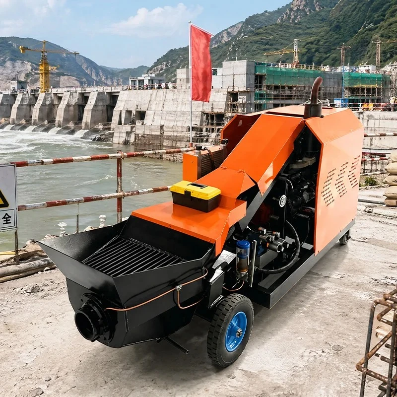 10m³/h Mini Diesel Concrete Pump Truck Diesel Power Source Mobile Concrete Pouring for Sale