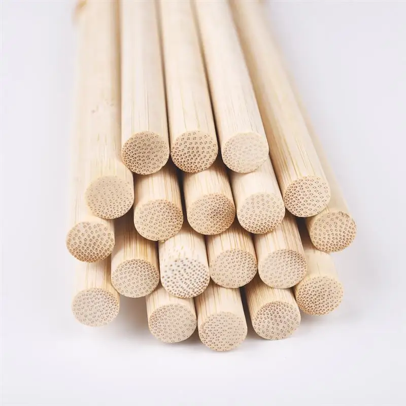 20 Stück/50 Stück Kleine Massive Bambusstäbe Durchmesser 3mm/4mm/5mm/6mm/8mm/10mm/Länge 30cm DIY Handgefertigte Baumodell-Materialien Holz – Detail 4