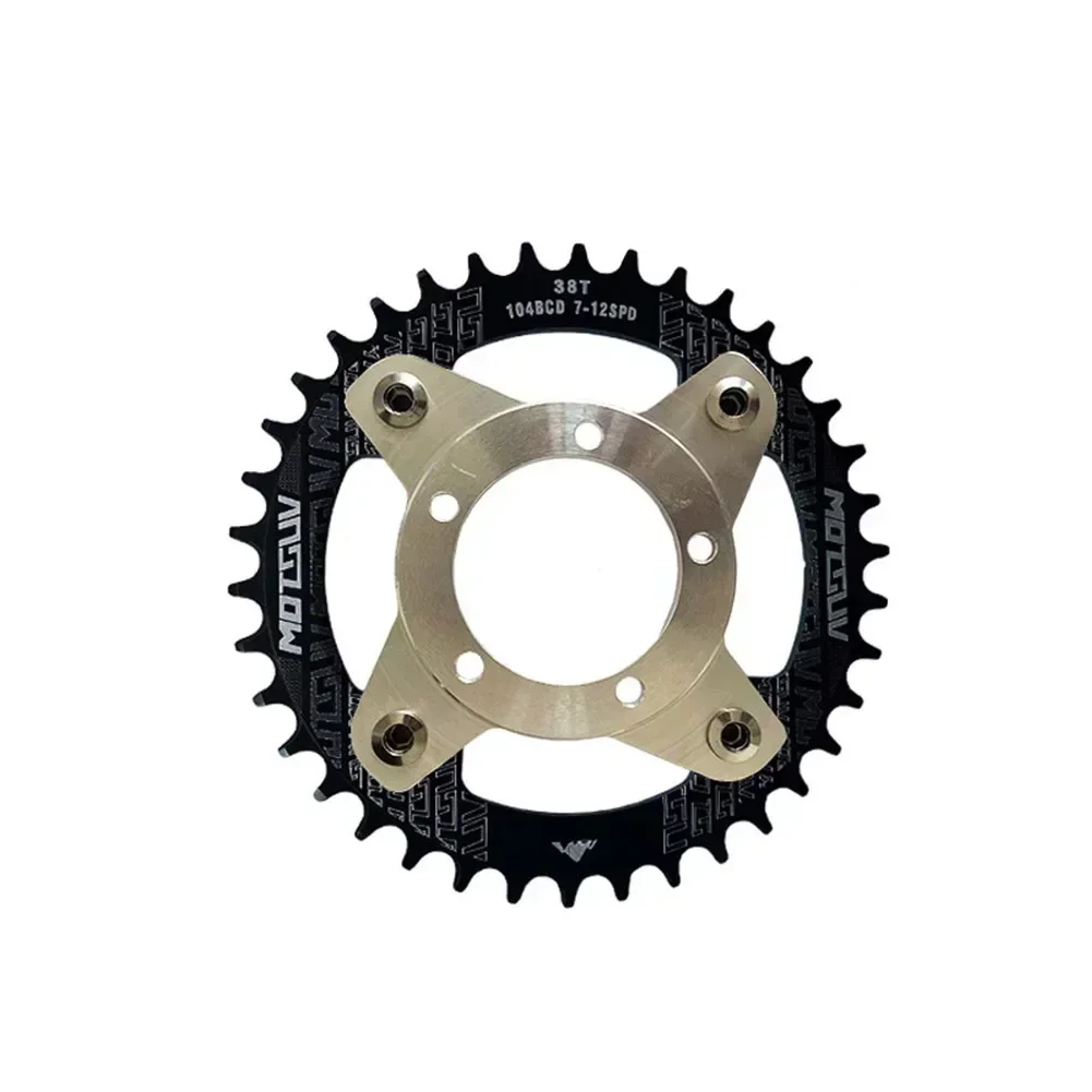 Electric Bicycle Chainring With Adapter For Bafang BBS01/02 32T 34T 36T 38T E-bike Chain Rings Crankset Cycling Accessories