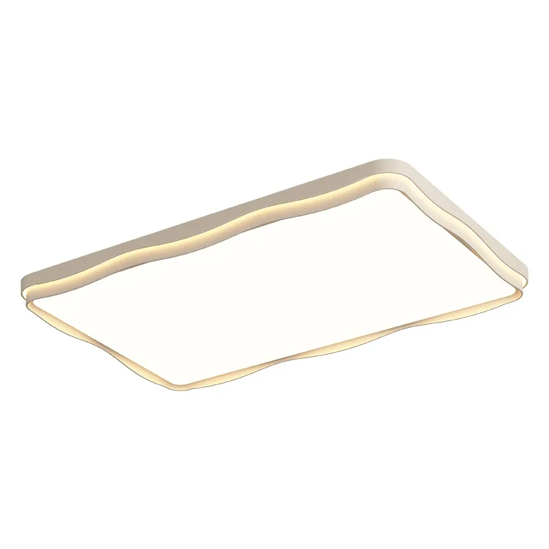 

Simple modern cream style living room ceiling light full spectrum eye protection