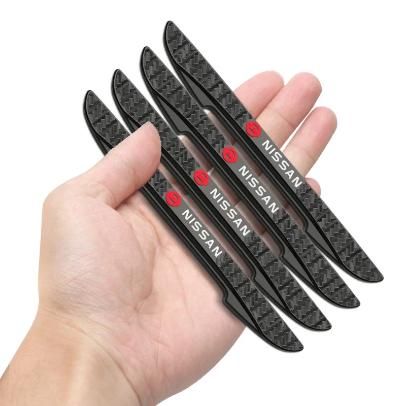 المطاط باب السيارة حافة حامي ملصق المضادة للتصادم المضادة للخدش شرائط لنيسان روج قاشقاي J11 X-Trail T31 X Trail Teana