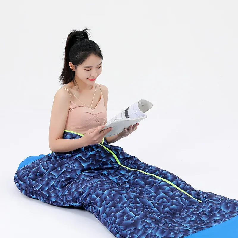 New O-shaped Cap Mouth USB Heating Sleeping Bag Outdoor Camping Home Furnishing Tourism Cold Insulationand Warm Sleeping Bags