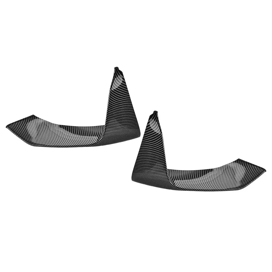 

1 Pair Front Bumper Splitters Lip ABS Fit for BMW F80 M3 F82 F83 M4 2015 2016 2017 2018 Carbon Fiber Style