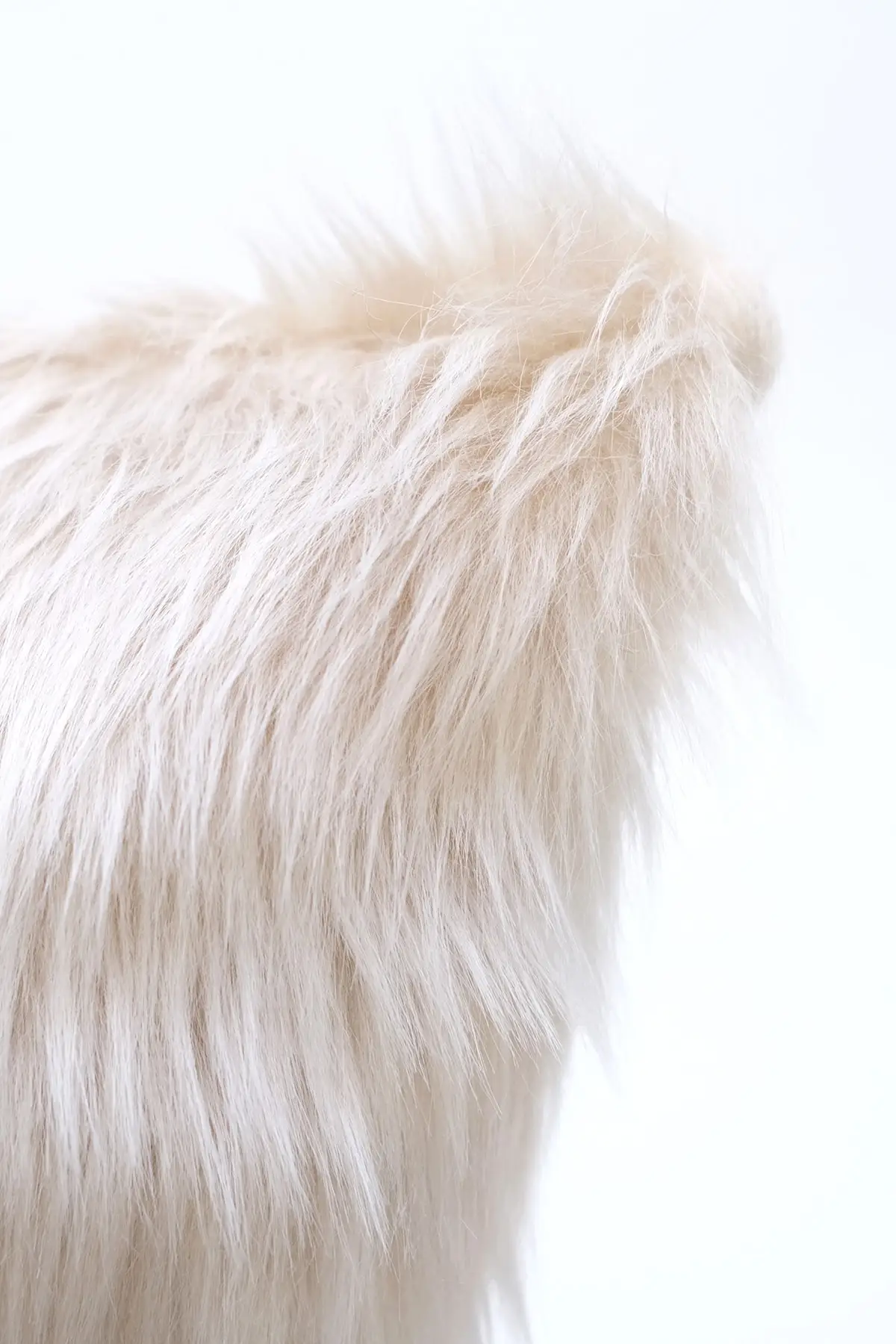 Fodera per cuscino in peluche-osso