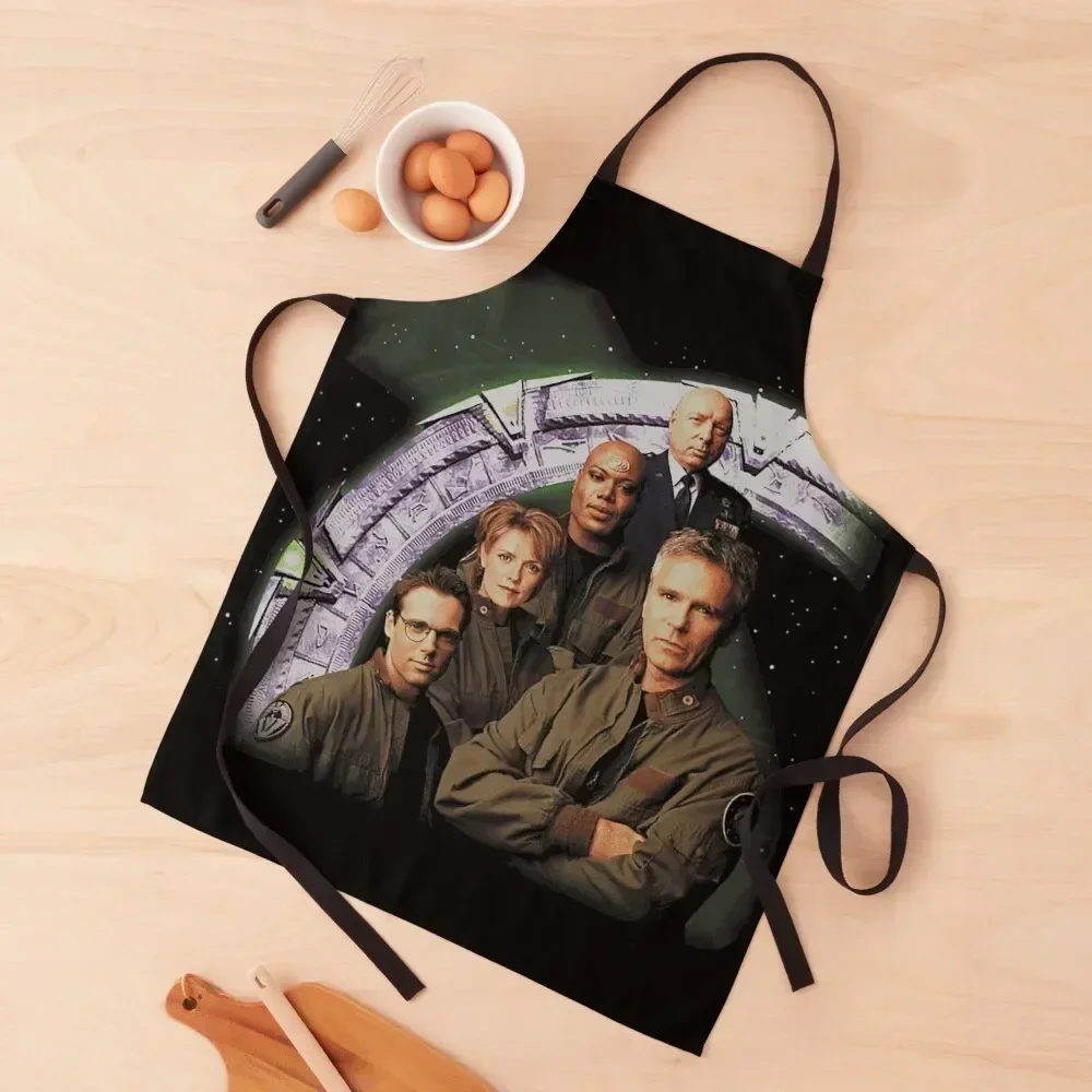 

Stargate SG1 Apron All For Kitchen And Home Kitchen Apras Man Kitchen Accessories 2022 Woman Work Apron