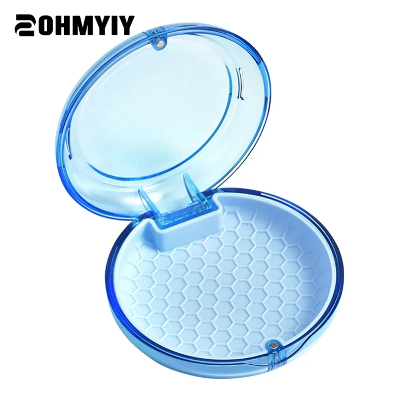 

Denture Tray Box Dental Retainer Box Teeth Aligner Braces Box Teeth Container Denture Box False Teeth Protective Case