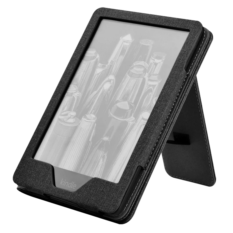 Stand Case for Kindle Paperwhite 12/11/10/8/7/6th Premium PU Leather Sleeve Cover for Oasis with Card Slot and Hand Strap