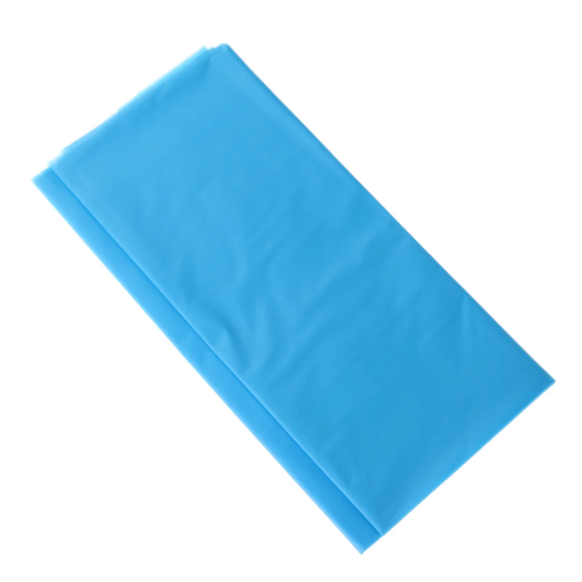 

137x183cm Blue Plastic Tablecloth Tear Resistant Easy Clean Disposable Table Protector for Picnic Bbq Event Gathering