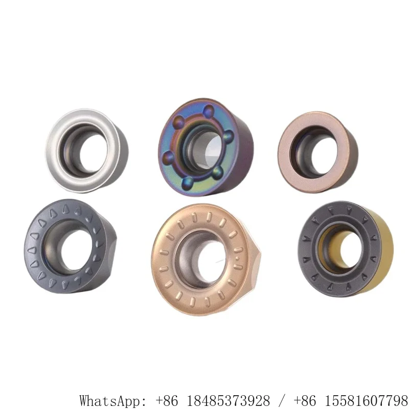 RPMT1204 Round Milling Insert R5 R6 R8 Cemented Carbide Lathe Turning Tip for Stainless Steel CNC Milling Machining
