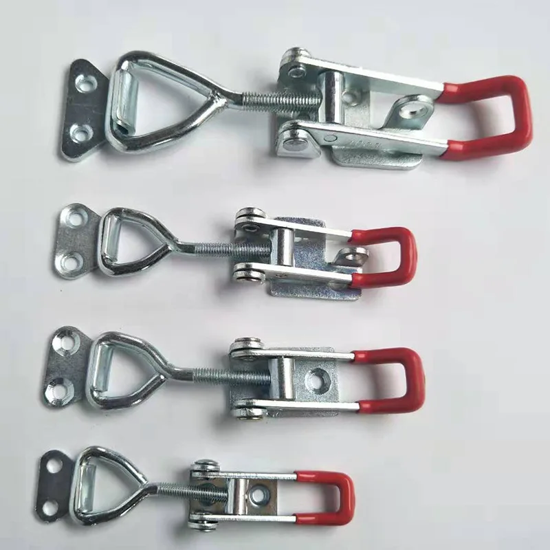 1pcs Toggle Latch Catch Toggle Clamp Adjustable Cabinet Boxes Lever Handle Lock Hasp For Home Sliding Door Furniture Hardware
