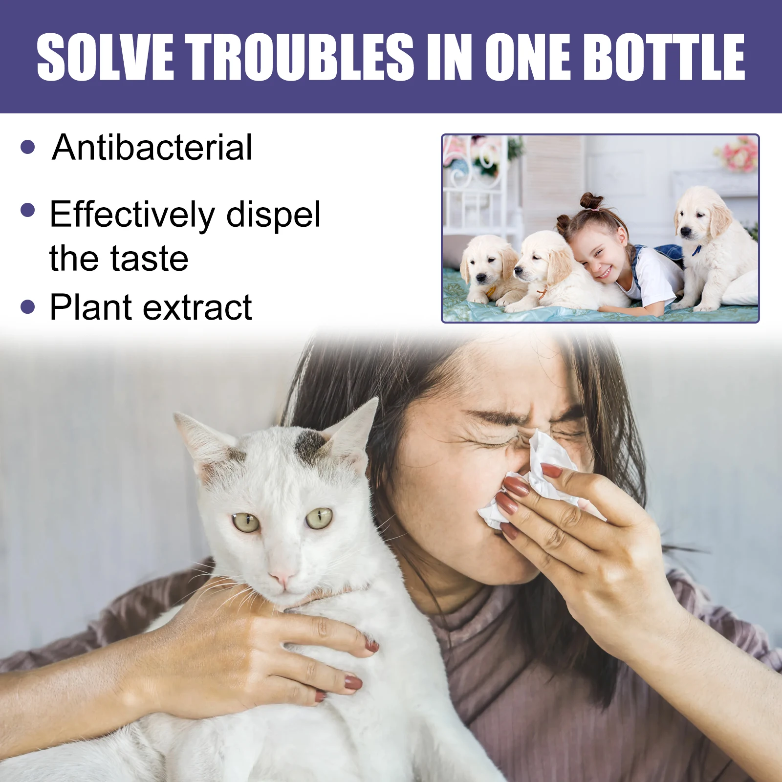 Pet Deodorant Spray Bacteria I - Scent Eliminator Spray review and price