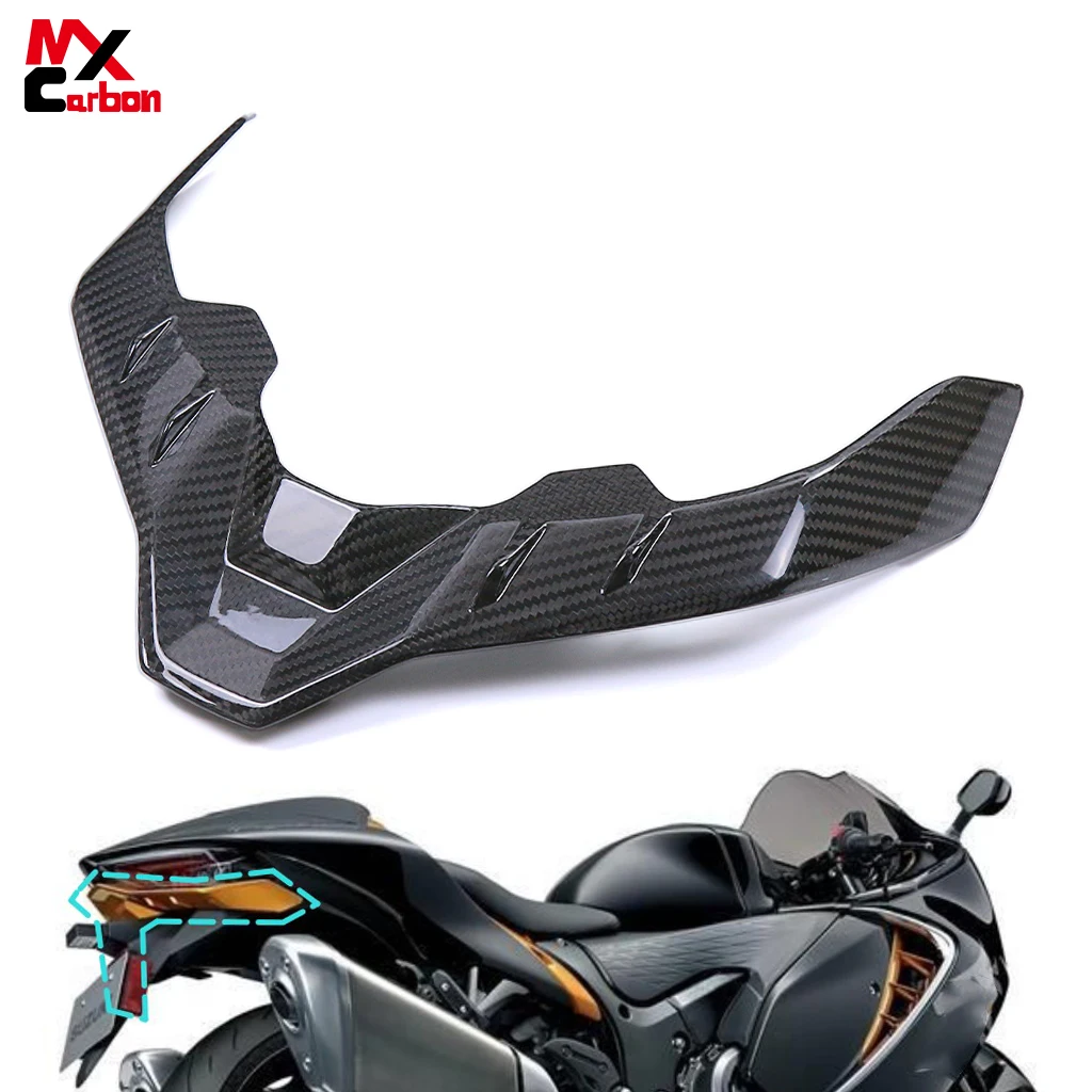 

Motorcycle Under Seat Cover Accessories for Suzuki hayabusa GSX1300R 2021 2022 2023 Real Carbon Fiber Taillight Cover Fairing