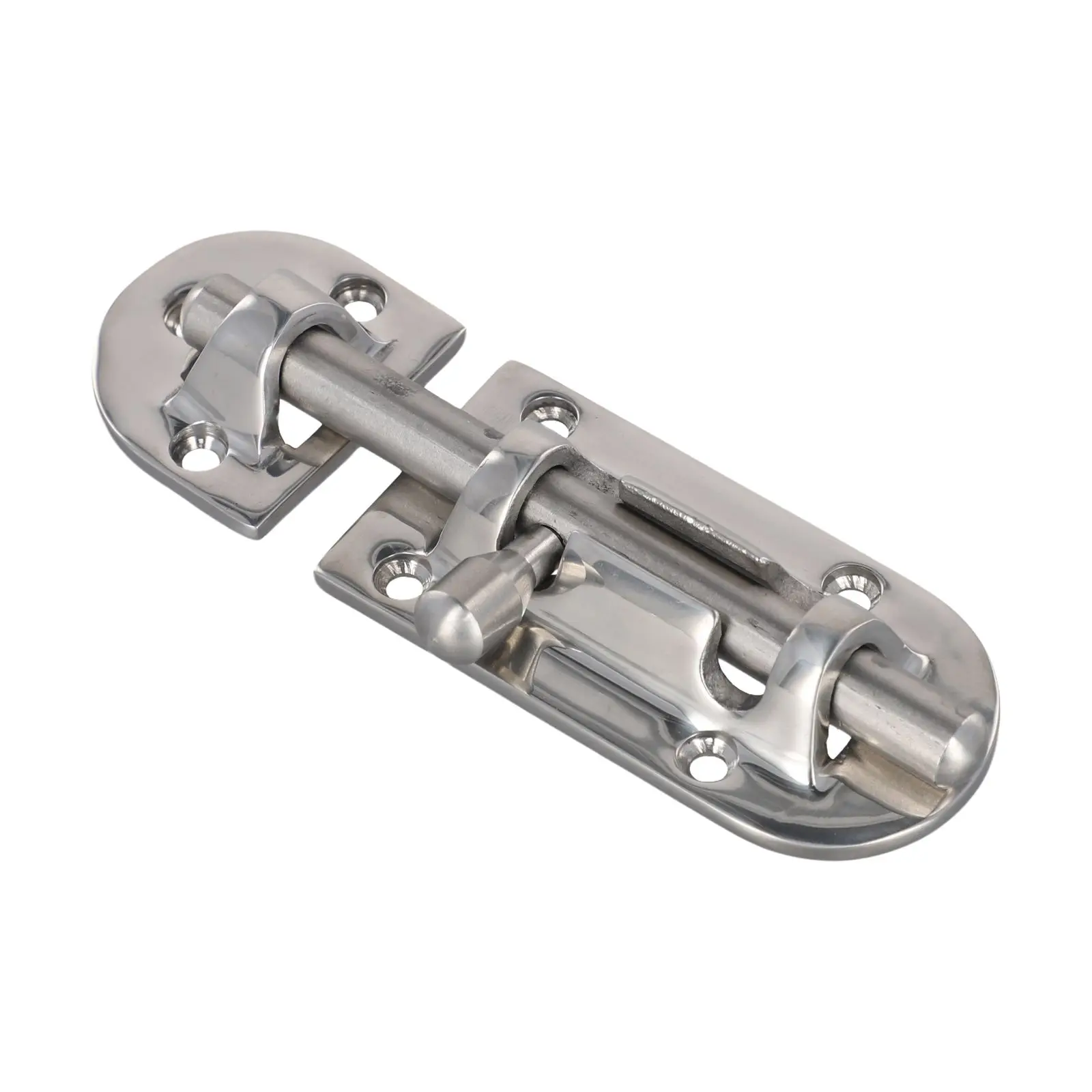 Boat Door Slide Bolt Marine Boat Door Lock Easy To Install No Drilling Required Polishing Finish Solid Construction