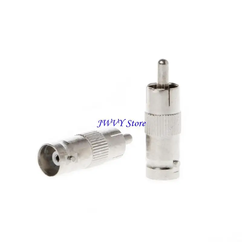573A 10 PCS BNC Female to RCA Male Plug Coax Cable Adapters