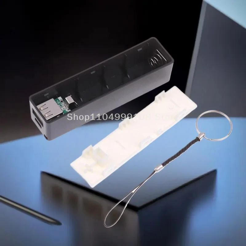 Compact USB Mobile Charger Box; DIY Battery Case Kit for 18650; Sold in 1/3/5pcs