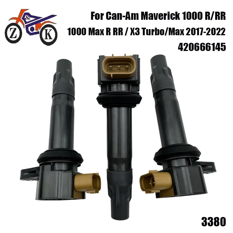 

1/3 шт. катушка зажигания для Can-Am Maverick 1000 R/RR/1000 Max R RR/X3 Turbo/Max 2017-2022, запасные части для квадроциклов 420666145